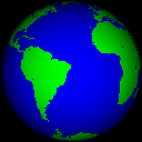 earth orthographic